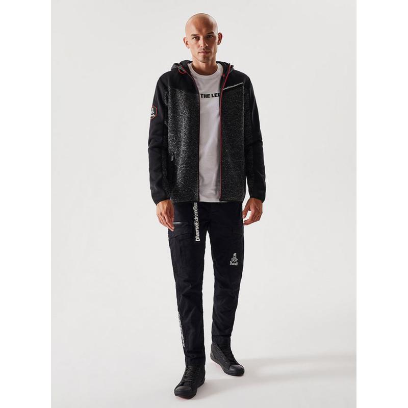 Pánská mikina DKR CROSS 4 B1564 černá melange