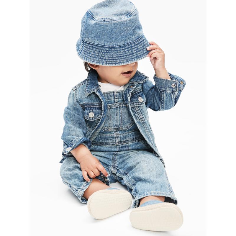 Detské džínsy z organickej bavlny overal