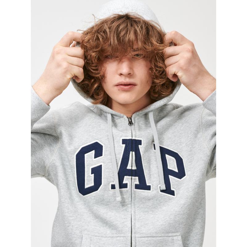 Mikina GAP logo fleece na zips