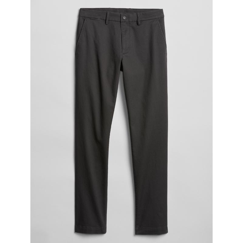 Nadrág essential khaki slim fit GapFlex nadrág