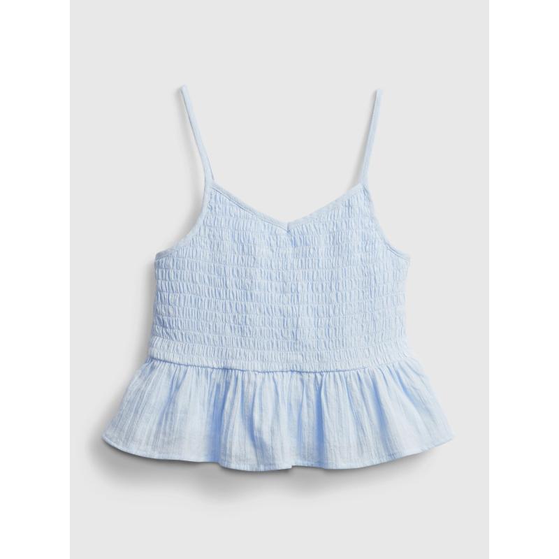 Vrchná časť pre tínedžerov z organickej bavlny so zapínaním na cami