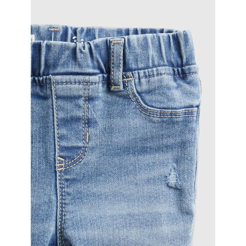 Detské rifle distressed jeggings strečové džínsy