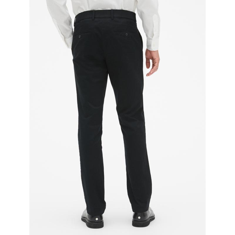 Modern khaki színű nadrág vékony szabásban GapFlex