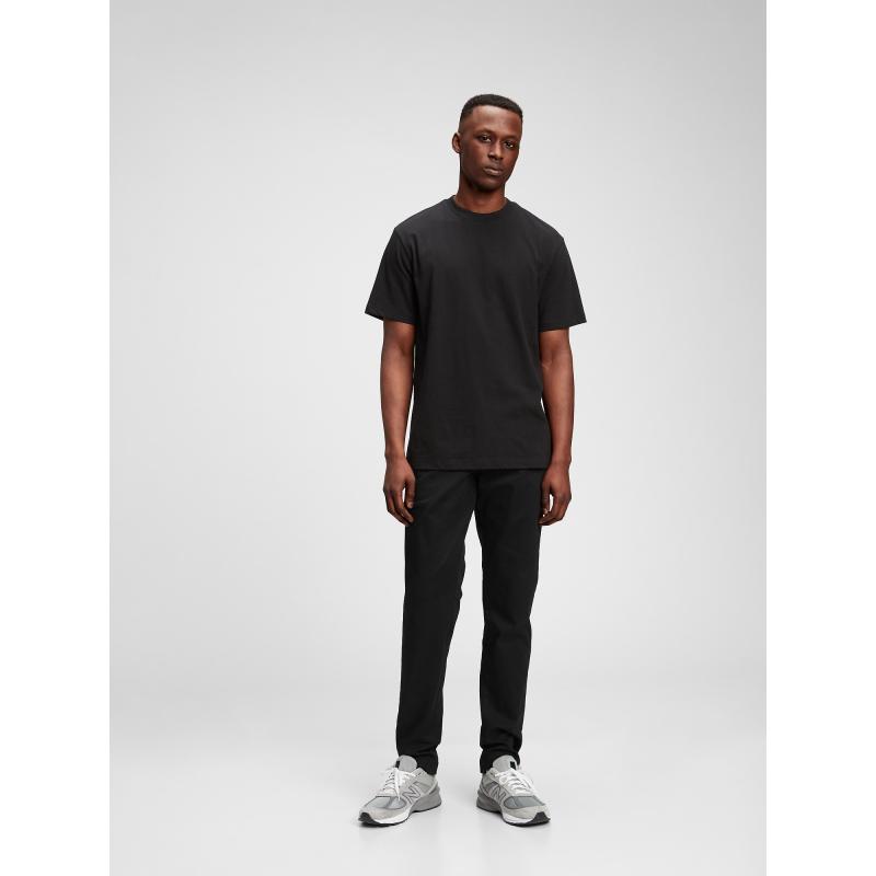 Modern khaki színű nadrág vékony szabásban GapFlex