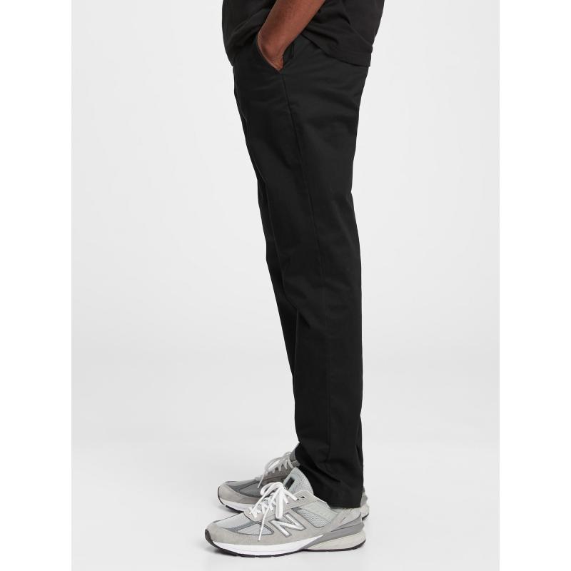 Modern khaki színű nadrág vékony szabásban GapFlex