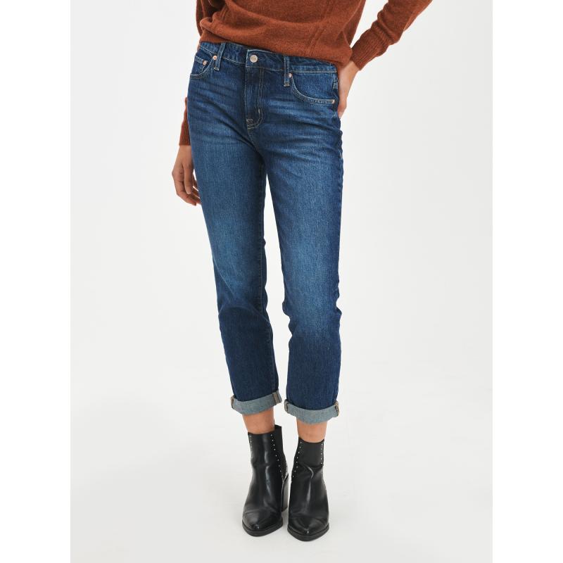 Džíny universal slim boyfriend mid rise