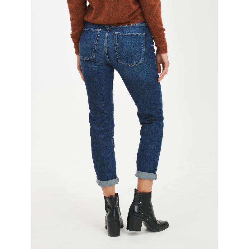 Džíny universal slim boyfriend mid rise