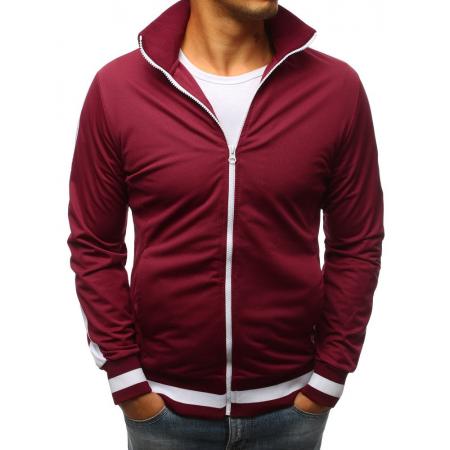 Pánska ELEGANT mikina rozopínajúca bordó