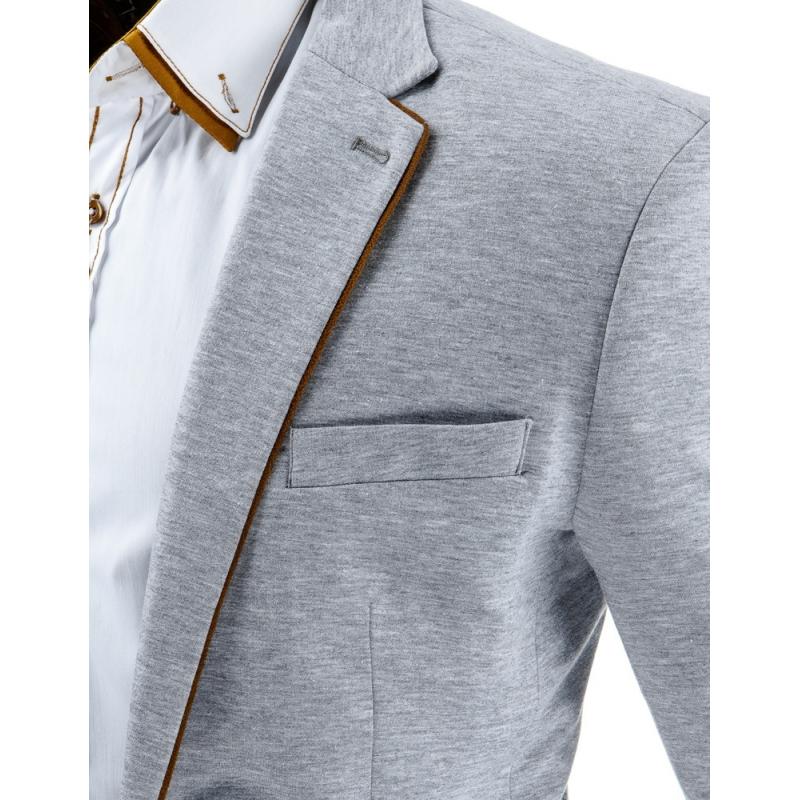 Pánské elegantní sako šedé