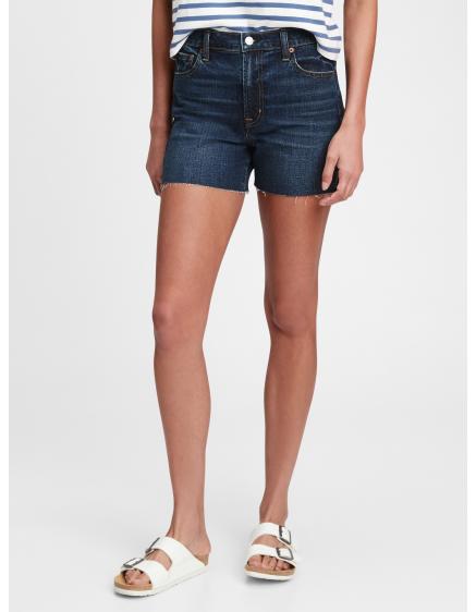 Džínsové šortky s vysokým vzrastom
