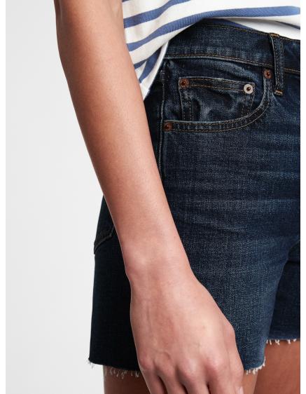 Džínsové šortky s vysokým vzrastom