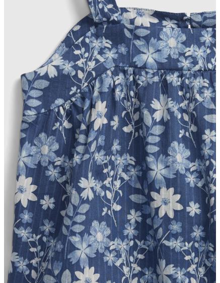 Detský top kvetinový