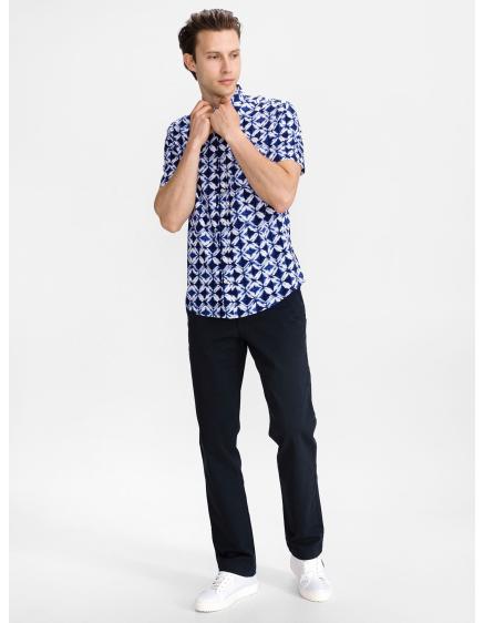 Kalhoty essential khaki straight fit GapFlex