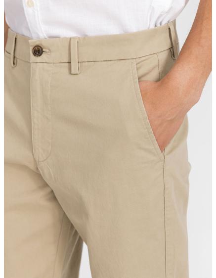 Essential khaki egyenes szabású nadrág GapFlex