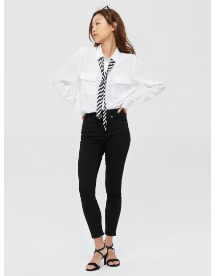 Farmernadrág univerzális leggings közepes felemelkedés