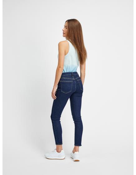 Džínsy true skinny mid rise