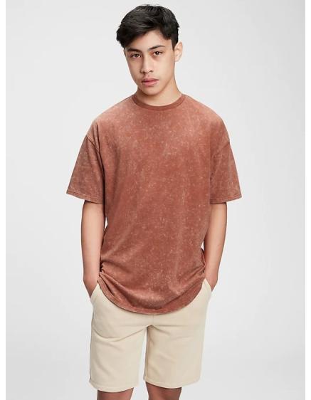 Tričko pre tínedžerov so zahnutým lemom