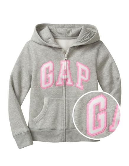 Detská mikina GAP logo na zips