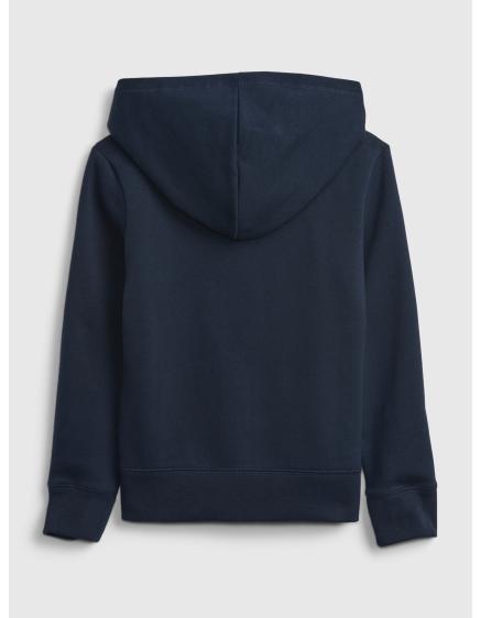 Baby GAP logós cipzáras pulóver Sötétkék