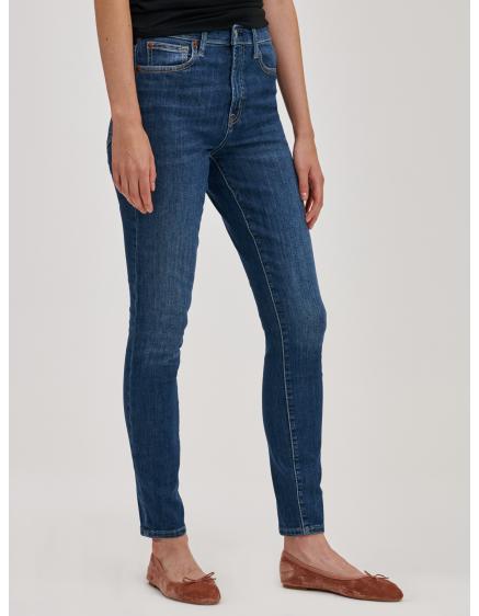 Úzke džínsy s vysokým vzrastom medové