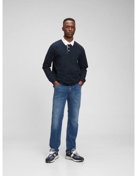 Džínsy rovné mäkké GapFlex