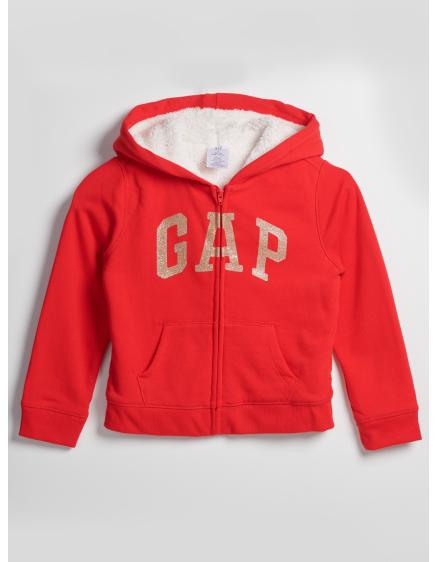 Detská zateplená mikina GAP logo