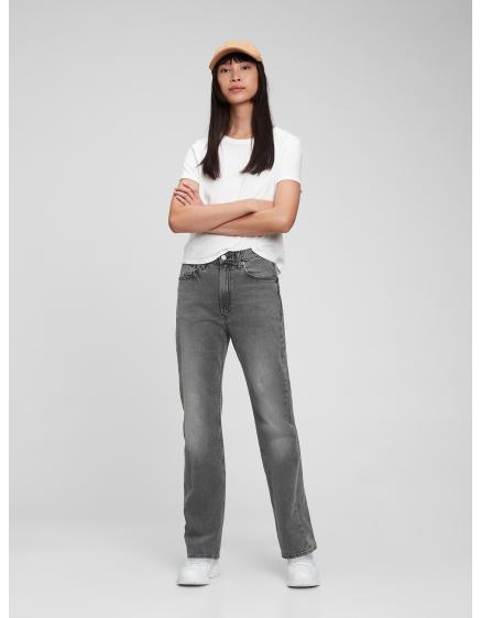 Voľné džínsy s vysokým vzrastom z 90. rokov