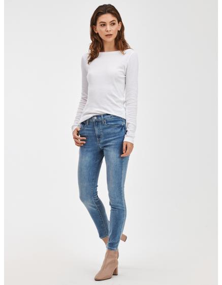 Skinny magasított farmer