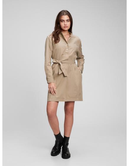 Košeľové mini šaty s vreckami