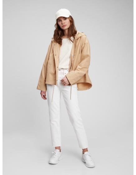 Ľahká bunda s kapucňou