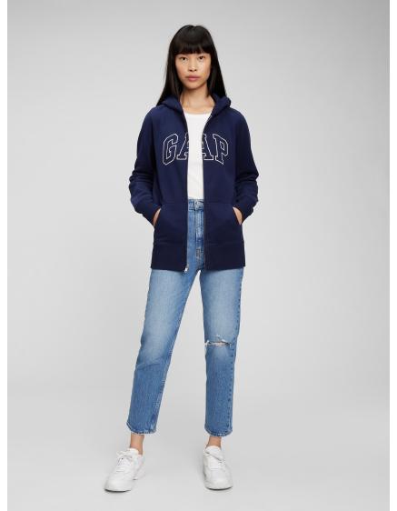 Mikina logo GAP na zip