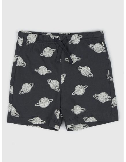 Detské šortky s planétou Saturn