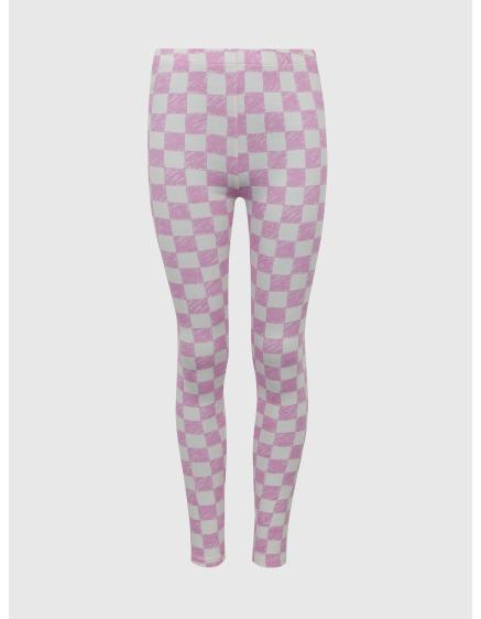 Detské organické šachovnicové legíny