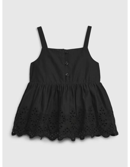 Dětský tílkový top s madeirou