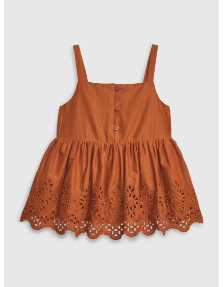 Dětský tílkový top s madeirou