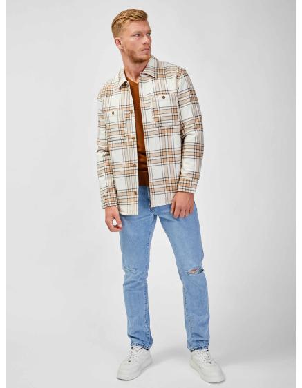 rovné zúžené džínsy logan destroy