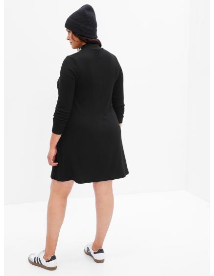 Mini šaty s dlouhým rukávem