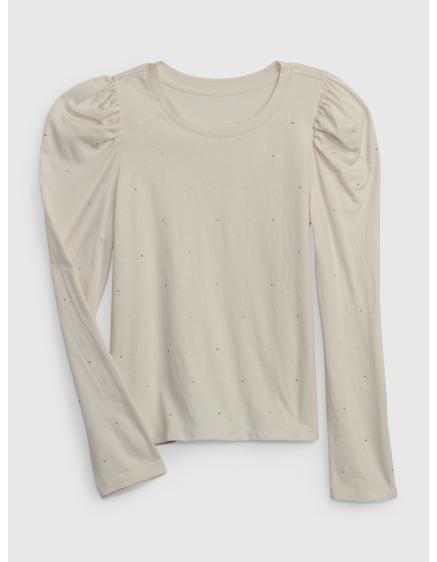 Dětské tričko s nabíranými rukávy