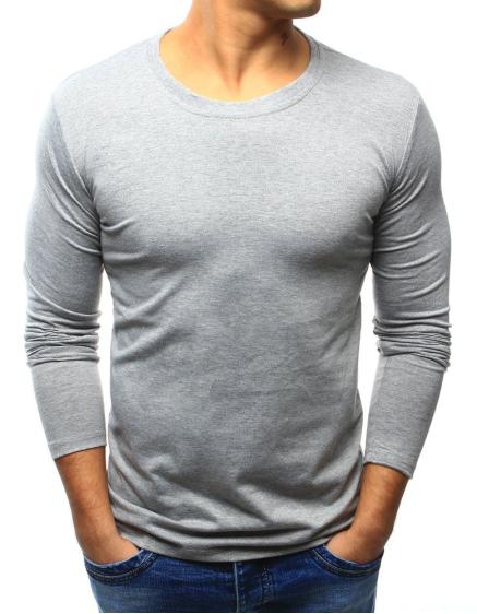 Férfi szürke hosszú ujjú ing