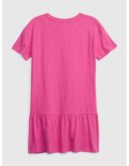 Dětské šaty s kapsičkou