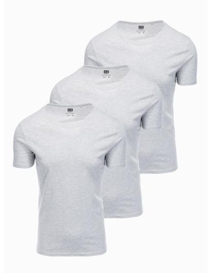 Sada 3 bavlněných triček BASIC mix V16 Z32