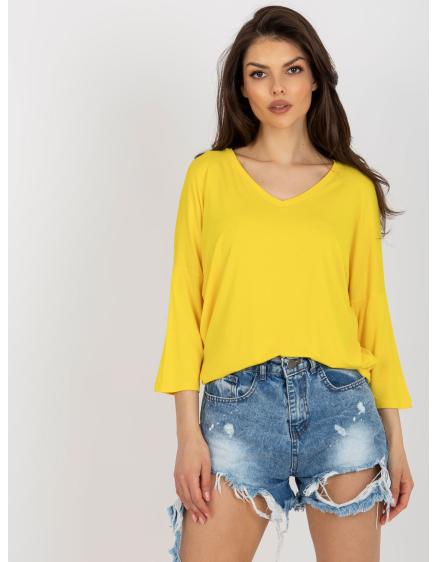 Női alap blúz BOZIDARA sárga