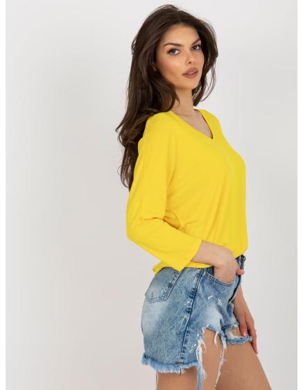 Női alap blúz BOZIDARA sárga