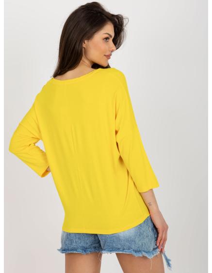 Női alap blúz BOZIDARA sárga