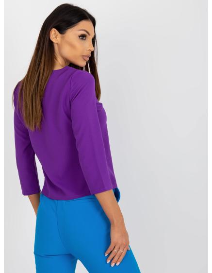 Dámska blúzka GENIVEE tmavo fialová