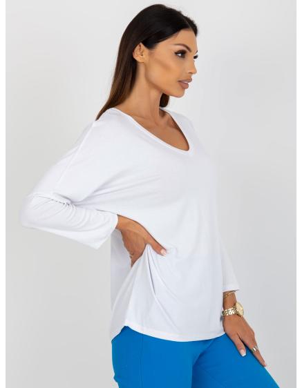 Dámská halenka oversize z viskózy HIA bílá