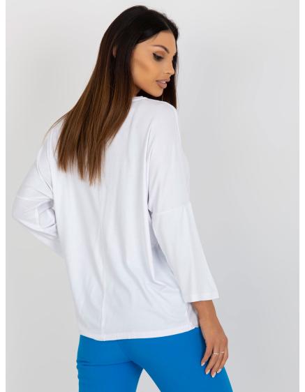 Dámská halenka oversize z viskózy HIA bílá