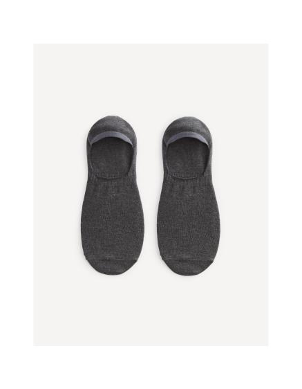 Neviditeľné ponožky Misible z bavlny Supima® Grey ON