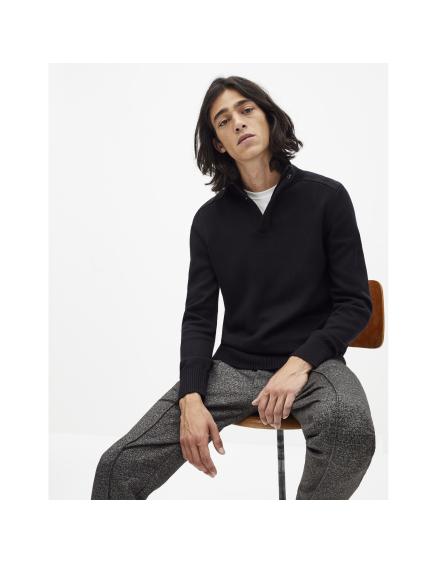 Pletený sveter Serome so zapínaním