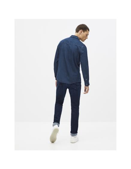 Džínsová bavlnená košeľa Sarevient